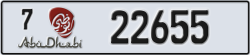 abu dhabi - code - 7 - number -22655