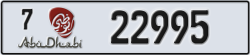 abu dhabi - code - 7 - number -22995