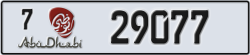 abu dhabi - code - 7 - number -29077