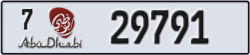 abu dhabi - code - 7 - number -29791