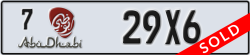 abu dhabi - code - 7 - number -29X6