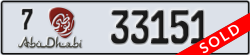 abu dhabi - code - 7 - number -33151