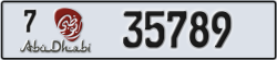 abu dhabi - code - 7 - number -35789