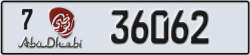 abu dhabi - code - 7 - number -36062