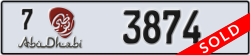 abu dhabi - code - 7 - number -3874