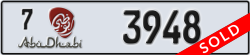 abu dhabi - code - 7 - number -3948