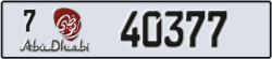 abu dhabi - code - 7 - number -40377