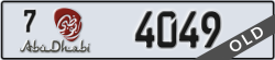 abu dhabi - code - 7 - number -4049