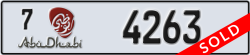 abu dhabi - code - 7 - number -4263