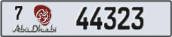 abu dhabi - code - 7 - number -44323