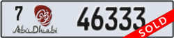 abu dhabi - code - 7 - number -46333
