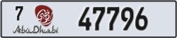 abu dhabi - code - 7 - number -47796