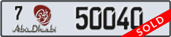 abu dhabi - code - 7 - number -50040