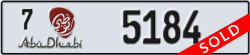abu dhabi - code - 7 - number -5184
