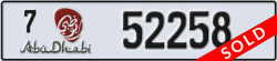abu dhabi - code - 7 - number -52258