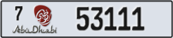 abu dhabi - code - 7 - number -53111
