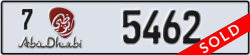 abu dhabi - code - 7 - number -5462