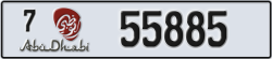 abu dhabi - code - 7 - number -55885