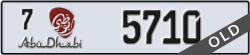 abu dhabi - code - 7 - number -5710