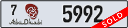 abu dhabi - code - 7 - number -5992