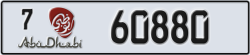 abu dhabi - code - 7 - number -60880