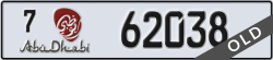 abu dhabi - code - 7 - number -62038