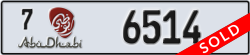 abu dhabi - code - 7 - number -6514