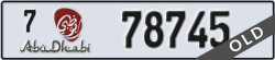 abu dhabi - code - 7 - number -78745