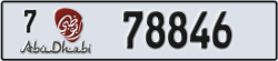 abu dhabi - code - 7 - number -78846