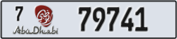 abu dhabi - code - 7 - number -79741