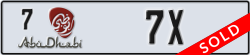 abu dhabi - code - 7 - number -7X