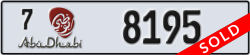 abu dhabi - code - 7 - number -8195