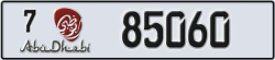 abu dhabi - code - 7 - number -85060