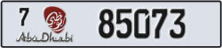 abu dhabi - code - 7 - number -85073