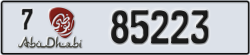 abu dhabi - code - 7 - number -85223