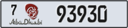 abu dhabi - code - 7 - number -93930