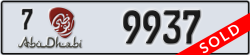 abu dhabi - code - 7 - number -9937