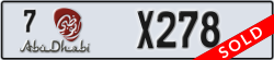 abu dhabi - code - 7 - number -X278