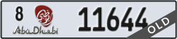 abu dhabi - code - 8 - number -11644