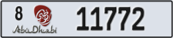 abu dhabi - code - 8 - number -11772