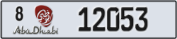 abu dhabi - code - 8 - number -12053