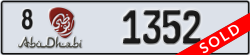 abu dhabi - code - 8 - number -1352
