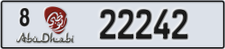abu dhabi - code - 8 - number -22242