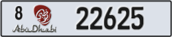 abu dhabi - code - 8 - number -22625