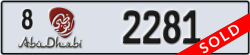 abu dhabi - code - 8 - number -2281