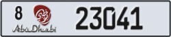 abu dhabi - code - 8 - number -23041