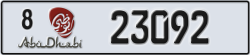 abu dhabi - code - 8 - number -23092