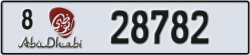abu dhabi - code - 8 - number -28782