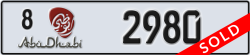 abu dhabi - code - 8 - number -2980