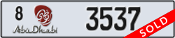 abu dhabi - code - 8 - number -3537